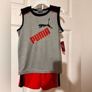2 piece Puma Short Set Boys Size 4